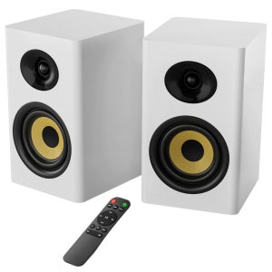 SAUNGYU PC스피커 24bit 100W 2채널 앰프내장 3세대 게이밍 컴퓨터 tv용