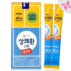 상쾌환 상쾌한 망고맛 스틱 10개입