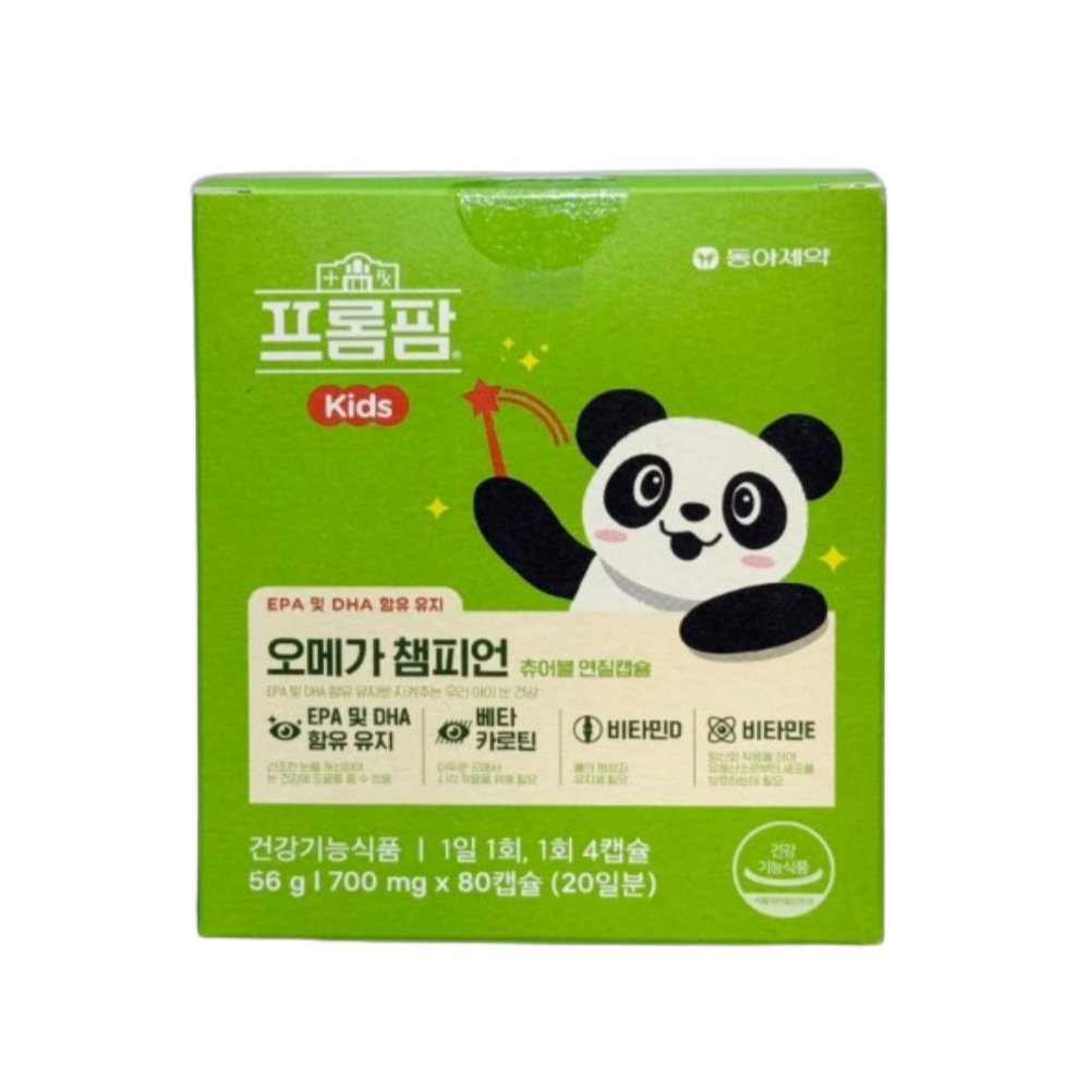 동아제약 프롬팜 오메가 챔피언 80캡슐