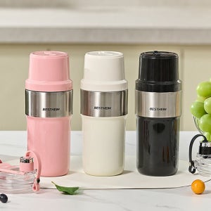 베스트하임 제스톰 스텐 무선 텀블러 믹서기 보온 보냉 소형 휴대용 아이보리