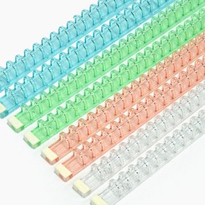 이글바인더 똑딱 루즈리프 집게링 원터치 루즈링 플라스틱 다공 셀프 제본 A5 20공