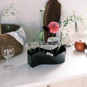 네르하 이케바나 도자기 웨이브 꽃꽂이 화병 꽃병