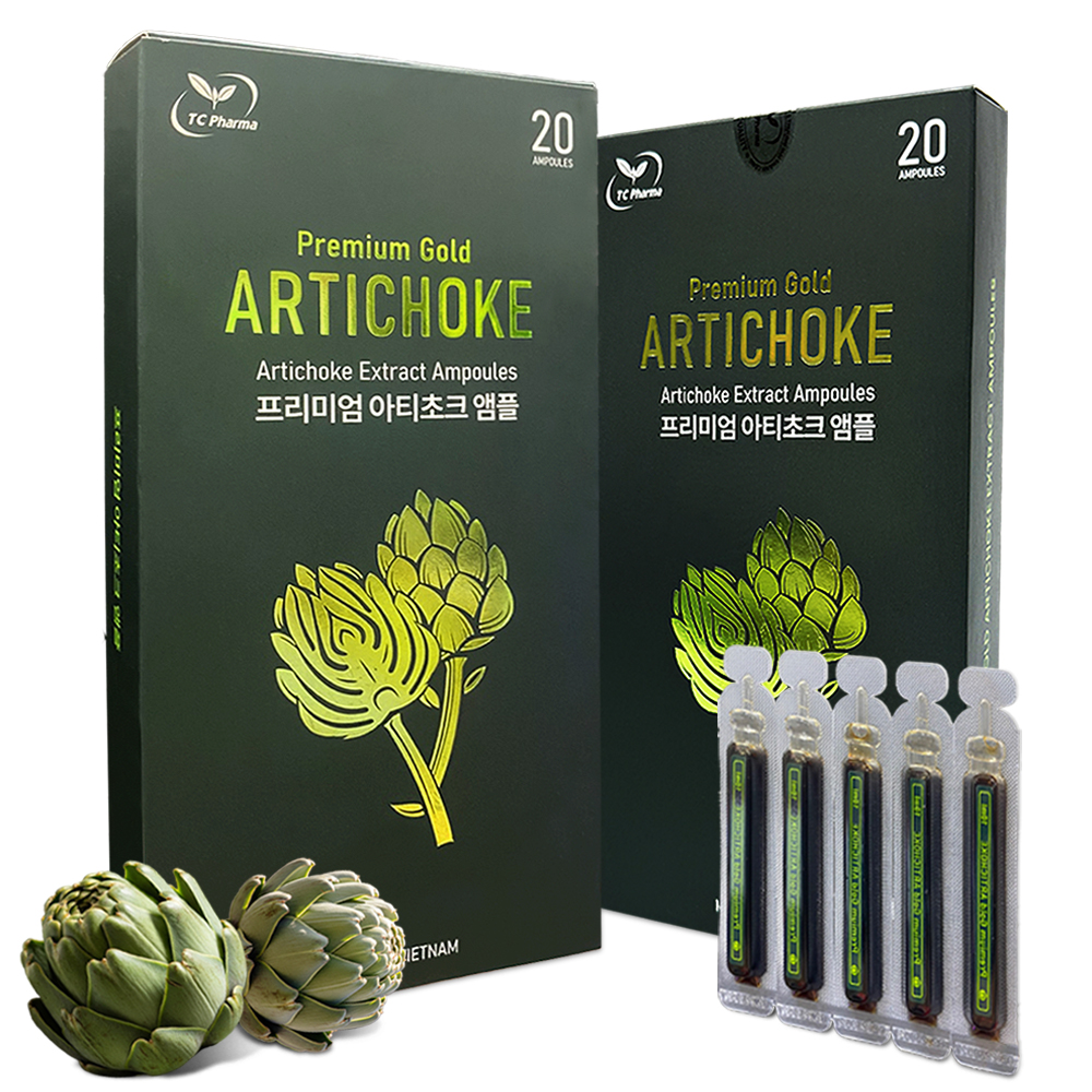 비엣고 베트남 프리미엄 골드 무설탕 <b>아티초크</b>앰플 10ml x 40개입 2박스