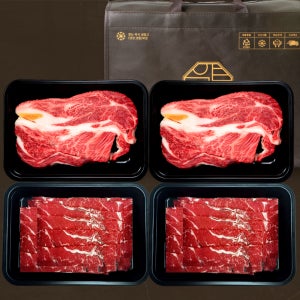 1++ 한우 불고기 등심 B 2kg 투뿔 선물세트 불고기용 등심 한우 구이 채끝 마장동 소고기 설 추석 명절 정육모둠 B, 2kg, 1개