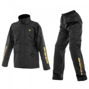 코미네 RK-552 BLACK-YELLOW 레인웨어 비옷 자켓 바지 우비세트 오토바이 우의