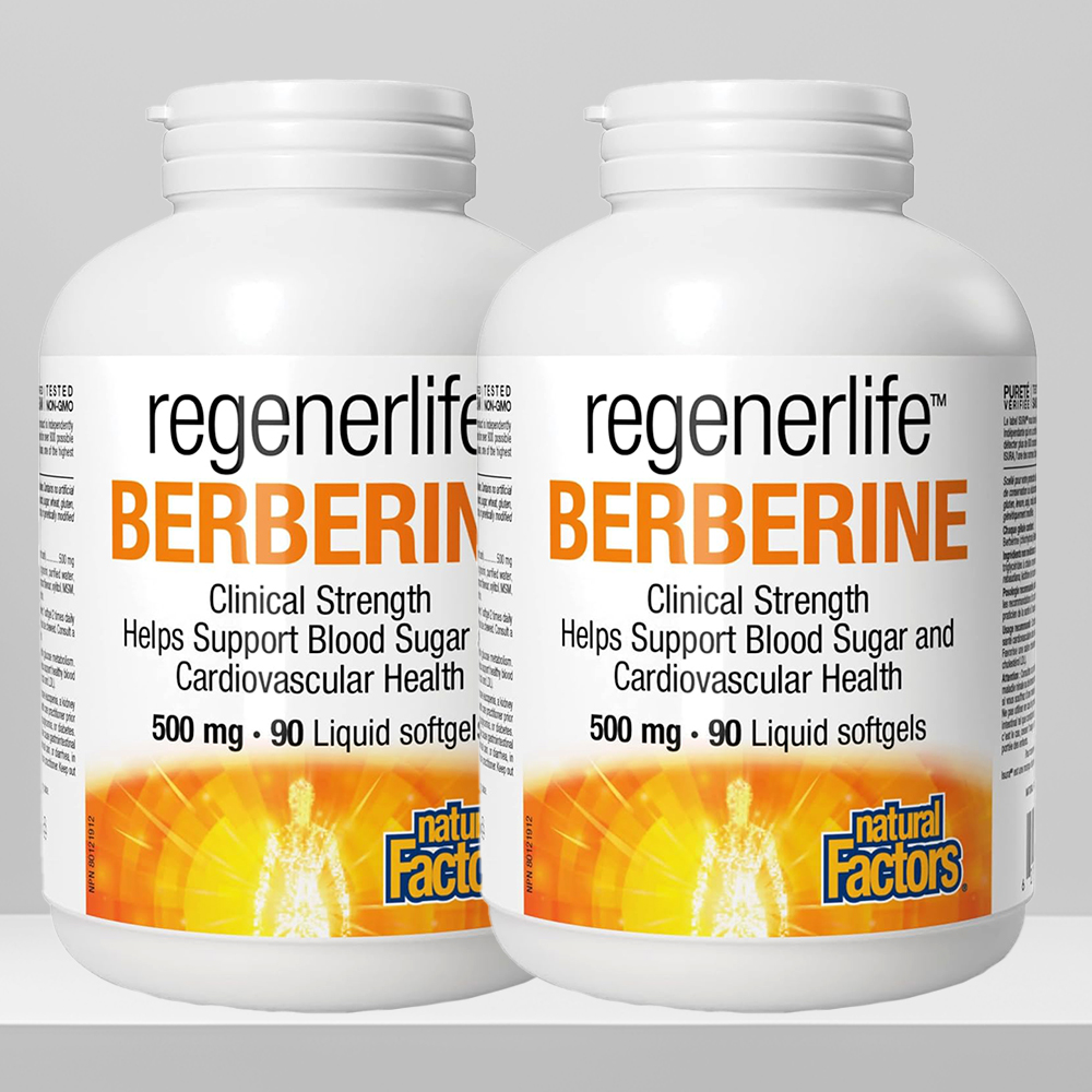 네추럴팩터스 베르베린 500mg 90정 2통 <b>리제너라이프</b>