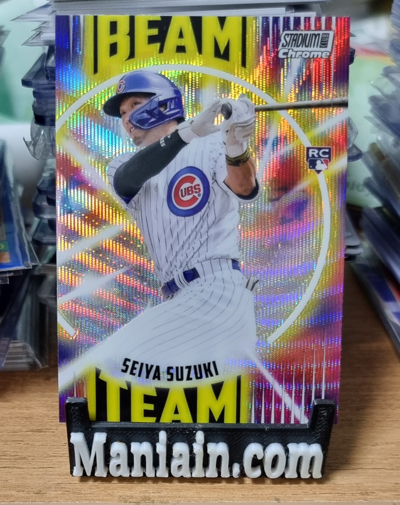 스즈키 세이야 루키카드 2022 Stadium Club Chrome Beam Team RC BT-20 MLB카드