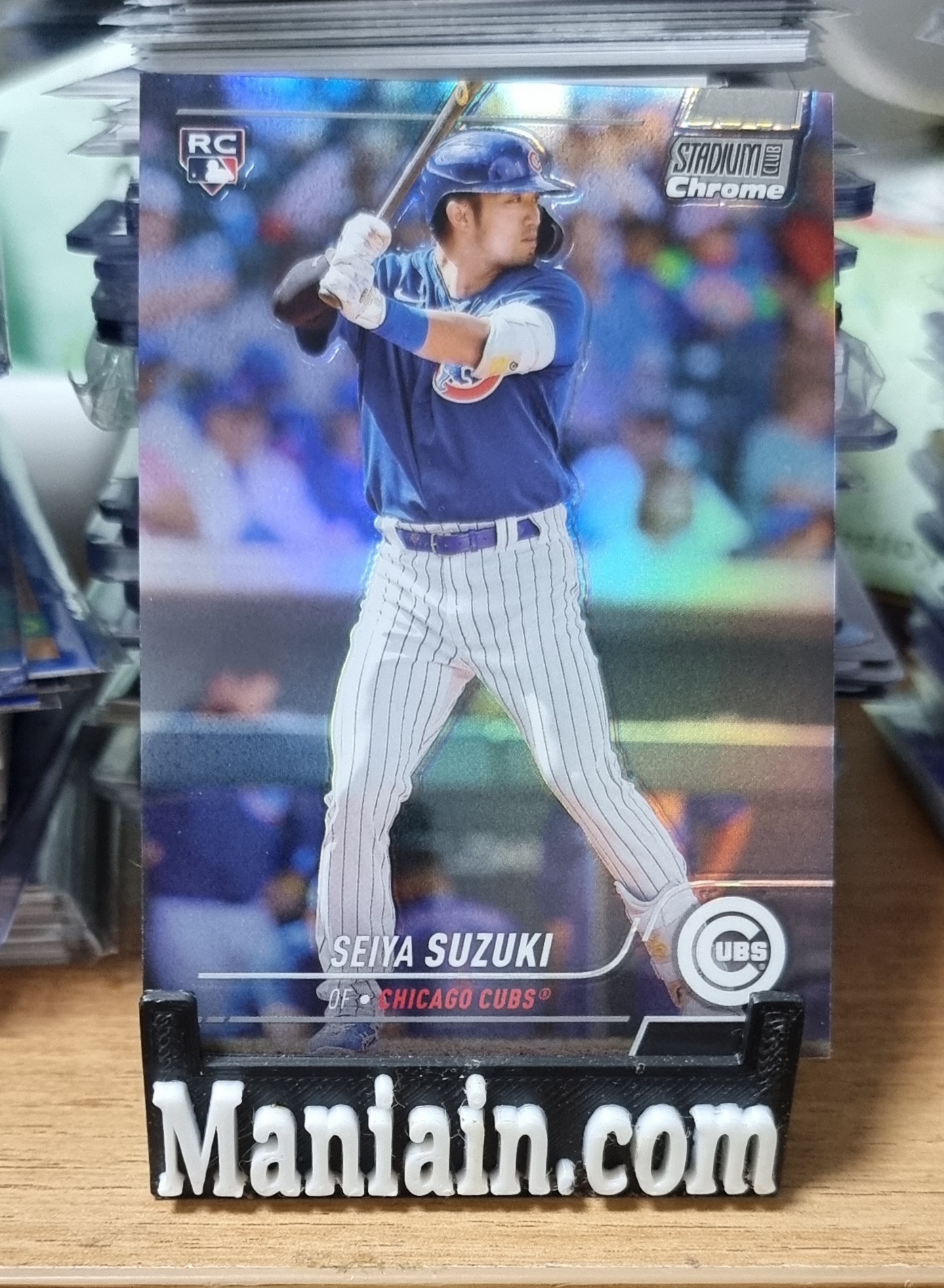 스즈키 세이야 루키카드 2022 Topps Stadium Club Chrome Refractor Seiya Suzuki RC No-27 MLB카드