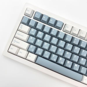 스카이 쉐이드 체리 프로파일 125키 PBT 투톤 파스텔 포인트 한글 한영 키캡