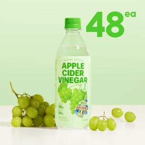 클룹 애사비소다 제로 탄산음료 화이트발사믹, 500ml, 48개