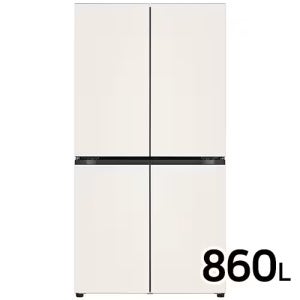 LG전자 디오스 오브제컬렉션 STEM 베이직 냉장고 860L 4도어 T875MEE141