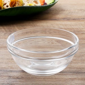 유리볼 요거트 샐러드 빙수그릇 시리얼 화채 디저트 소스 10.5cm, 엠필러블