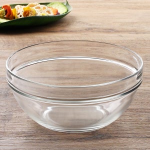 유리볼 요거트 샐러드 빙수그릇 시리얼 화채 디저트 소스 20cm, 엠필러블