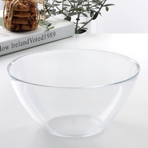 유리볼 요거트 샐러드 빙수그릇 시리얼 화채 디저트 소스 20cm, 코스모스
