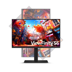 삼성전자 뷰피니티 S6 LS27F614EAKXKR QHD 100Hz IPS 피봇 모니터
