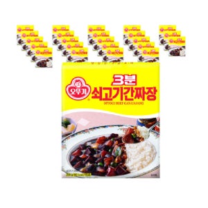 오뚜기 3분 쇠고기 간짜장 200G 24개