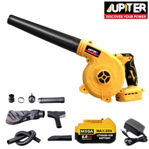 주피터 JUB-18DE 20V 무선 송풍기 브로워 낙엽 청소 제설 6Ah