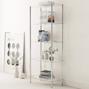 스탠드 미드센츄리 모듈 거실 인테리어 선반 5단