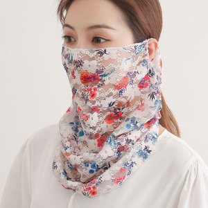 얼굴가리는마스크 햇볕차단마스크 망사 안면햇빛가리개
