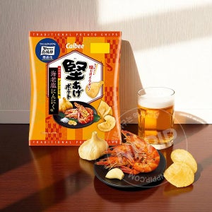 가루비 카타아게 포테이토칩 새우소금 마늘맛, 60g, 1개