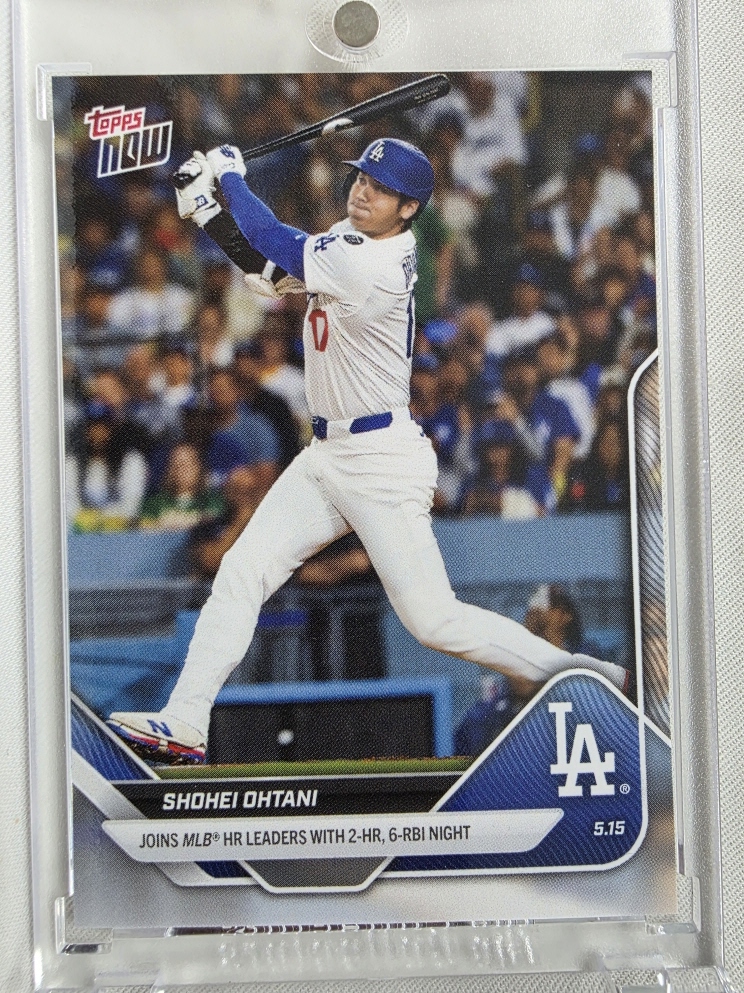 탑스 나우 오타니 쇼헤이 2홈런 6타점 2025 TOPPS NOW SHOHEI OHTANI LA 다저스 메이저리그 MLB 야구 스포츠 포토 카드