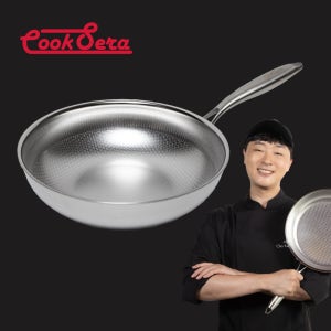 쿡세라 무연마 풀스테인리스 무연마제 제로팬 프라이팬 28cm 궁중팬