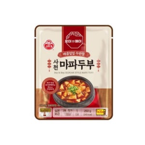 오뚜기 로이앤메이 사천마파두부 250G 12개