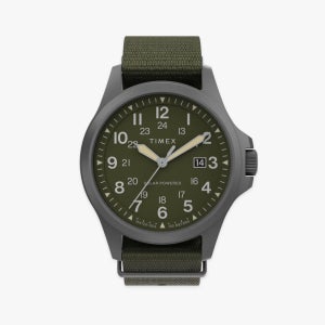 타이맥스 익스페디션 태양광 충전 밀리터리시계 41mm 그린 TW2V03700