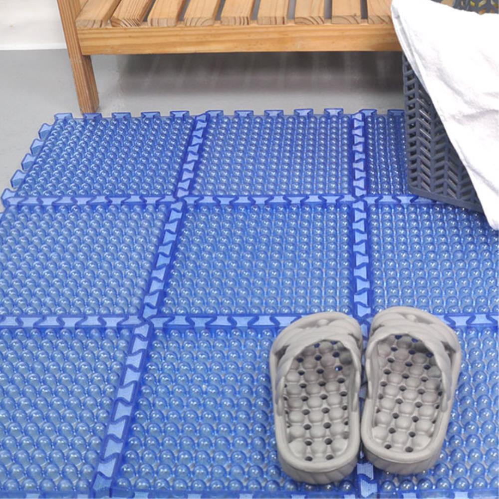 20p 욕실 미끄럼방지 조립고무발매트 물빠짐 발지압판매트 안마
