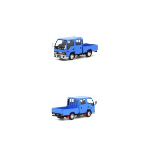 Model1 이스즈 ELF 블루 트럭 아크릴 케이스 1:64 다이캐스트 미니카 미니어처 포터