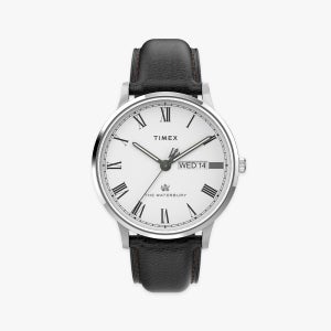 타이맥스 워터베리 클래식 데이데이트 가죽시계 40mm TW2U88400