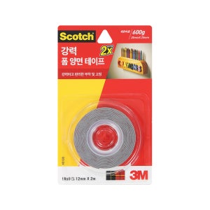 3M 스카치 강력 폼 양면 테이프 3215 24mm x 1.5m