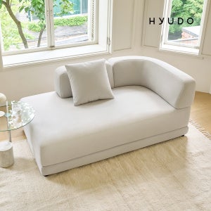 휴도 서로의 동백 1650 2인용 독일 아쿠아텍스 모듈 미니 라운드 쇼파 코너형 패브릭 소파