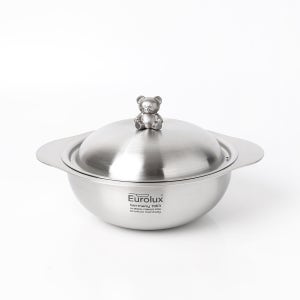베어쿡 316스텐 인덕션 냄비 양수 무연마제 통3중 솥밥 유로룩스 20cm(낮은)