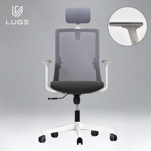루게 L40 학생 컴퓨터 책상 메쉬 사무용 사무실 게이밍 의자 화이트/차콜/2D팔걸이