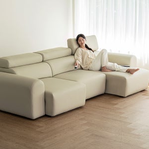 다채움가구 모션소파 가죽 컴피 4인용 이지클린 2700사이즈