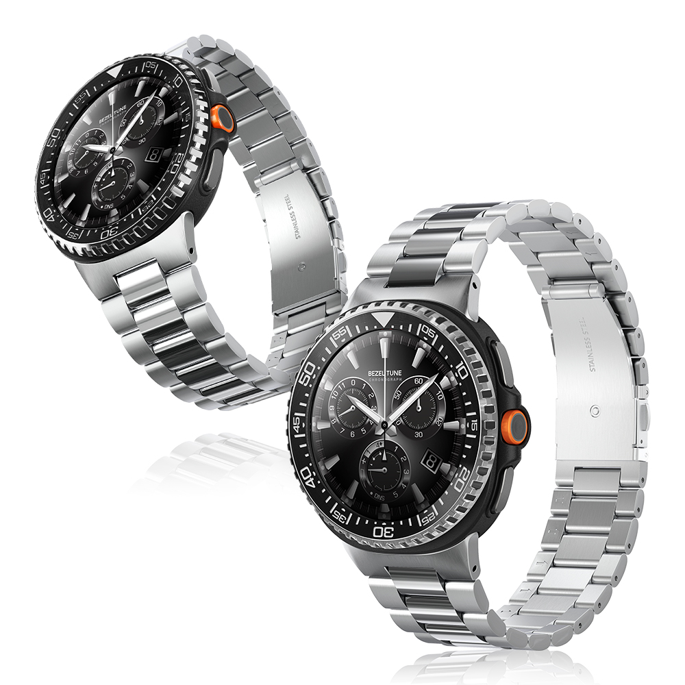 갤럭시워치 베젤링 케이스 베젤튠 다이버 블랙, 갤럭시 워치8 클래식, 46mm