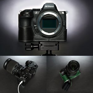 TP 니콘 Z5 II 2 카메라 소가죽 하프 케이스