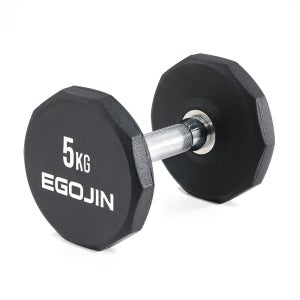 이고진 프로엣지 TPU 10각 덤벨 아령 홈트 헬스장 근력 운동 홈트 5kg, 1개