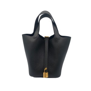 에르메스 여성 피코탄 락 18 토트백 블랙 H056289CC89