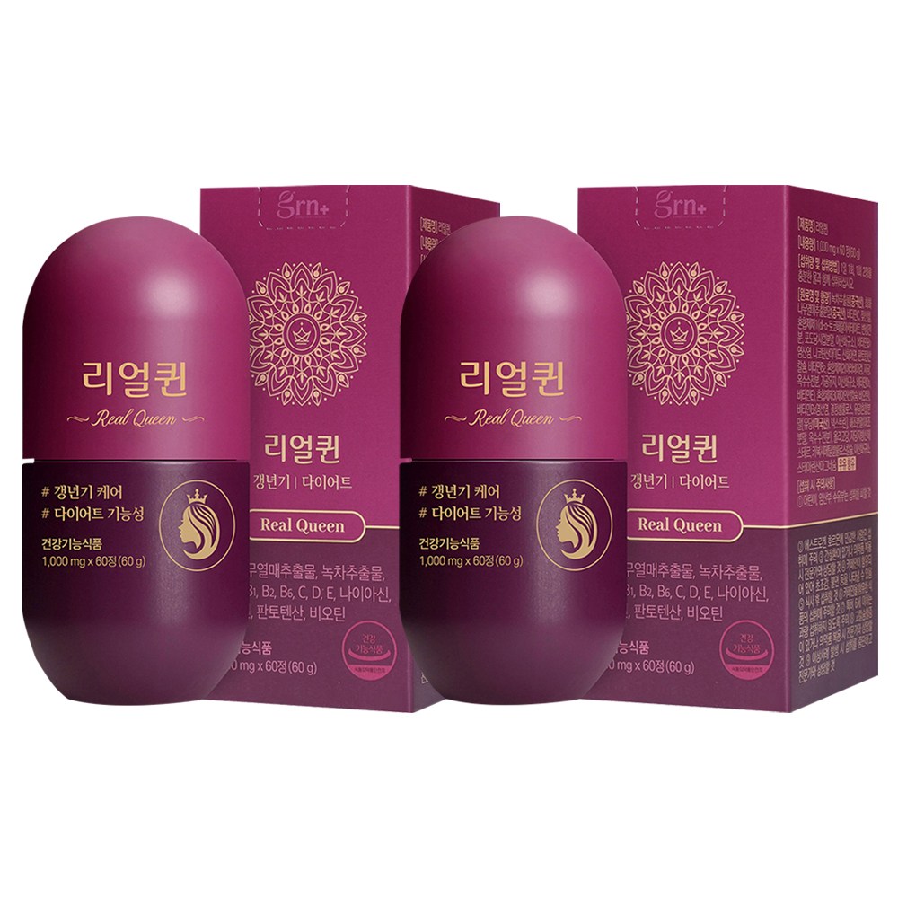 <b>녹차추출물</b> 회화나무열매<b>추출물</b> 다이어트기능성, 60정, 2개