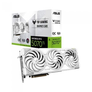 ASUS TUF Gaming 지포스 RTX 5070 Ti OC D7 16GB White 인텍앤컴퍼니
