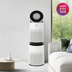 [라이브 혜택가 74만원대] LG전자 퓨리케어 360도 공기청정기 플러스 AS235DWSA 클린부스터 1등급