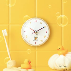 퓨어썸 욕실 흡착 시계 배쓰타임 에디션 라인프렌즈 방수시계