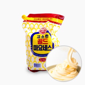 오뚜기 골드 마요네즈 3.2kg 마요네스 스파우트팩