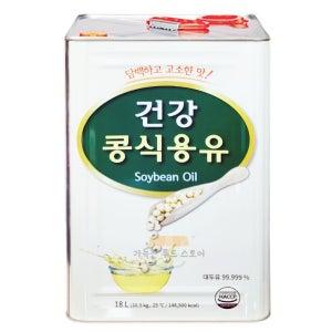 비앤비코리아 건강 콩식용유 18L 대두유 말통 콩기름