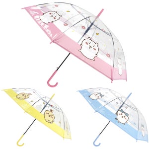 먼작귀 60cm 보더 장우산 치이카와 우사기 하치와레 우산