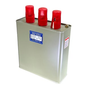 저압 진상 콘덴서 역률개선용 유입식 옥내 삼상 440V 40kVA DLE-4D40K6T 교체