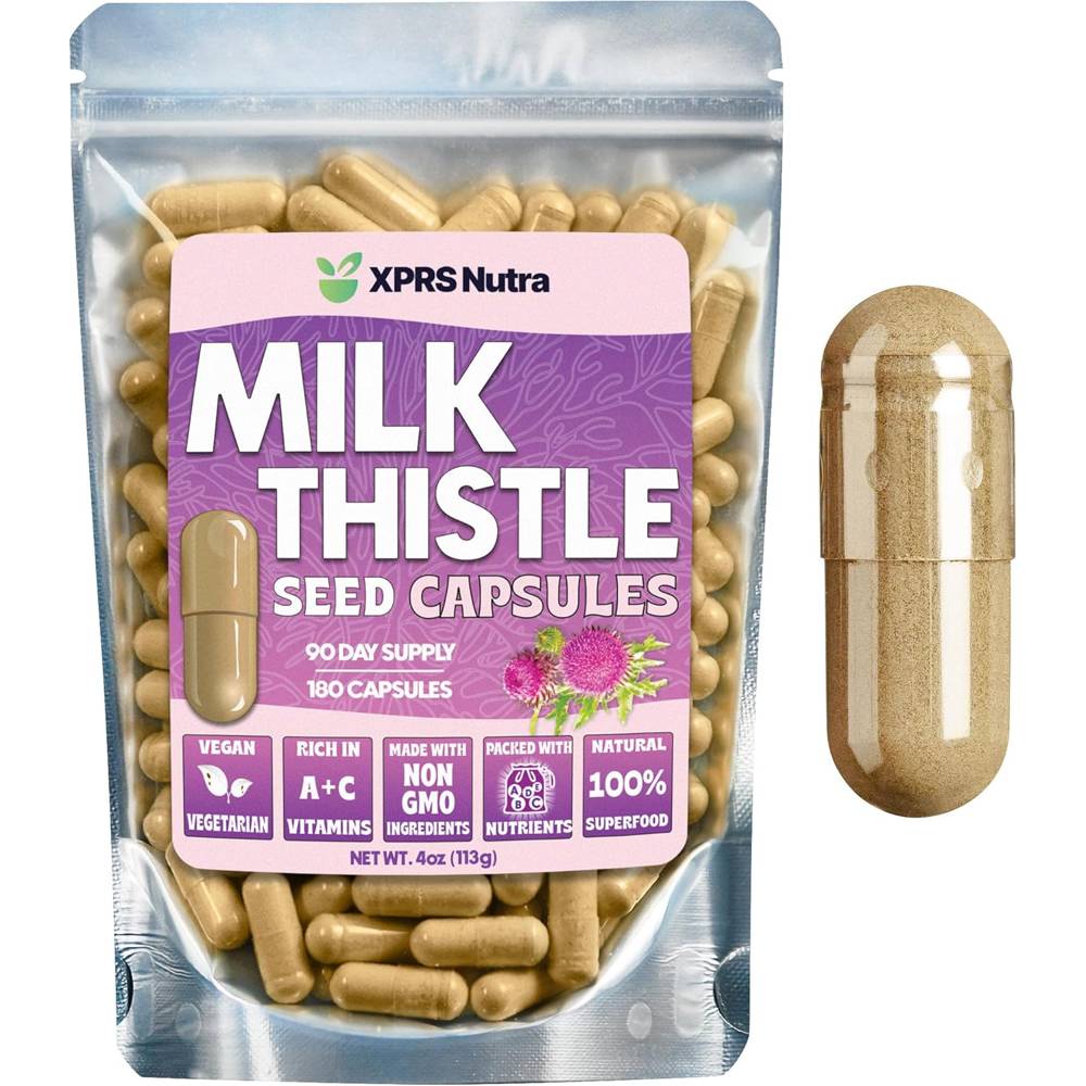 XPRS Nutra <b>밀크씨슬 씨드</b> 캡슐 180개입