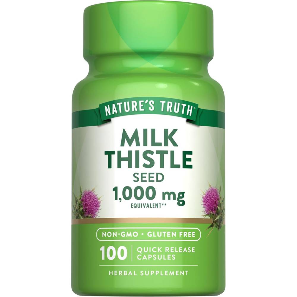 <b>네이처스트루</b> 밀크씨슬 씨드 추출물 1000mg 100캡슐